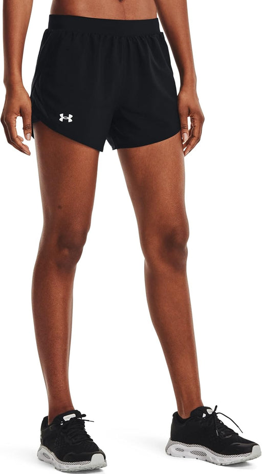 Women's Fly By 2.0 Running Shorts Shorts (pack of 1) - Black / Black / Reflective