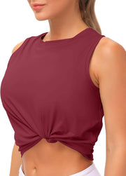 THE GYM PEOPLE Ice Silk Workout Tops for Women Quick Dry Muscle Gym Running Shirts Sleeveles