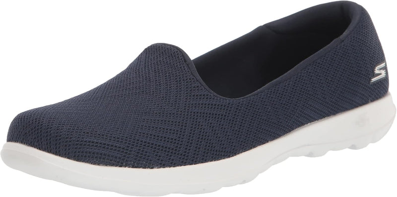 GO WALK LITE womens Walking Shoe - NAVY WHITE