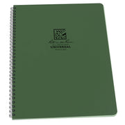 Rite in the Rain Weatherproof Side Spiral Notebook, 4.875" x 17.8 cm, Blue Cover, Universal Pattern (No. 273)", 1 pack - 8Â½ x 11-Inch Green
