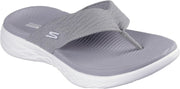 ON-THE-GO 600 - SUNNY womens Flip-Flop - Gray Textile