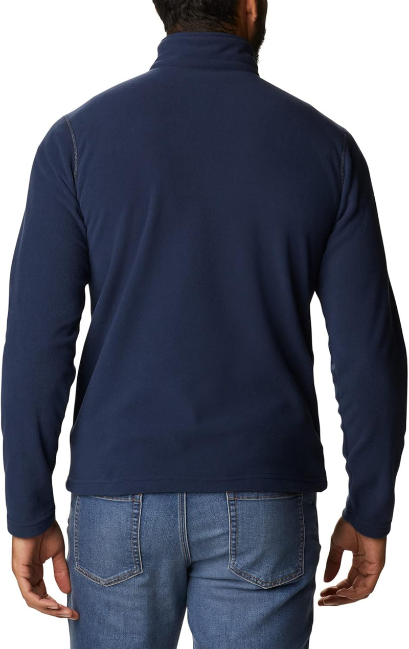 Columbia Men's Full Zip Fleece Jacket, Fast Trek Light, Carnelian Red, XXL