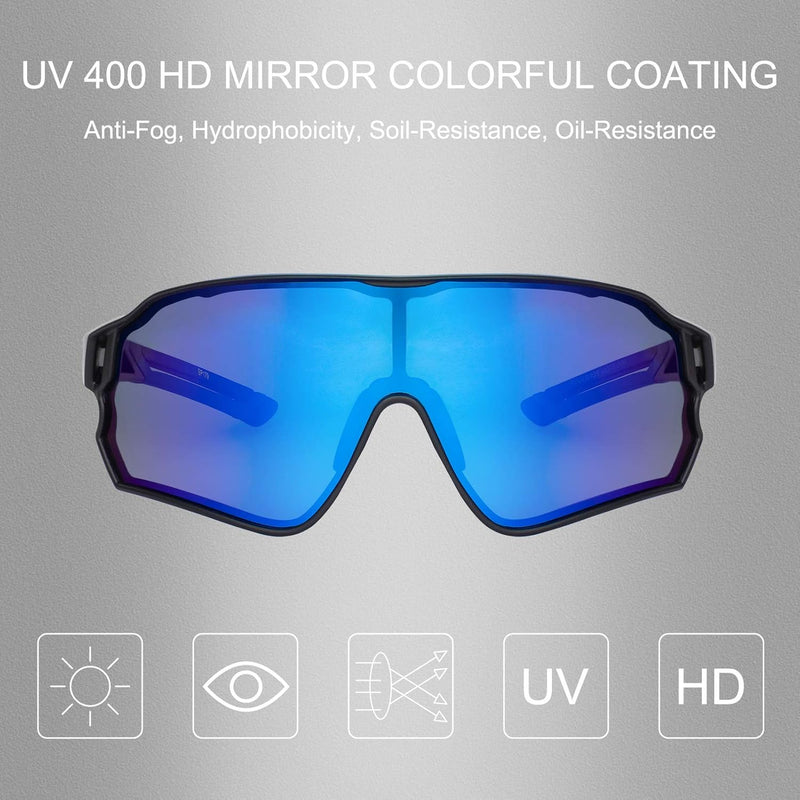 ROCKBROS Polarized Sunglasses UV Protection for Women Men Cycling Sunglasses