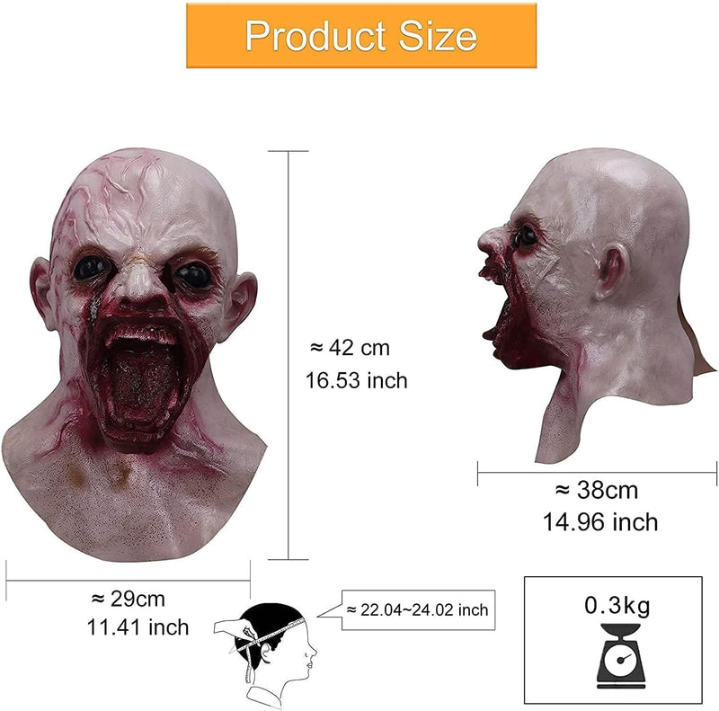 Halloween Costume Party Latex Mask,Vampire Mask,Scary Kurten Monster Mask