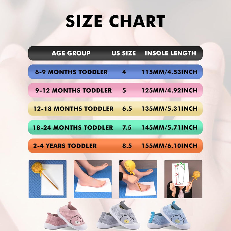 Baby Toddler Non-Skid Sock Shoes Indoor Slipper Breathable Cotton Mesh Lightweight Sole Infant Boy Girls Kids Children