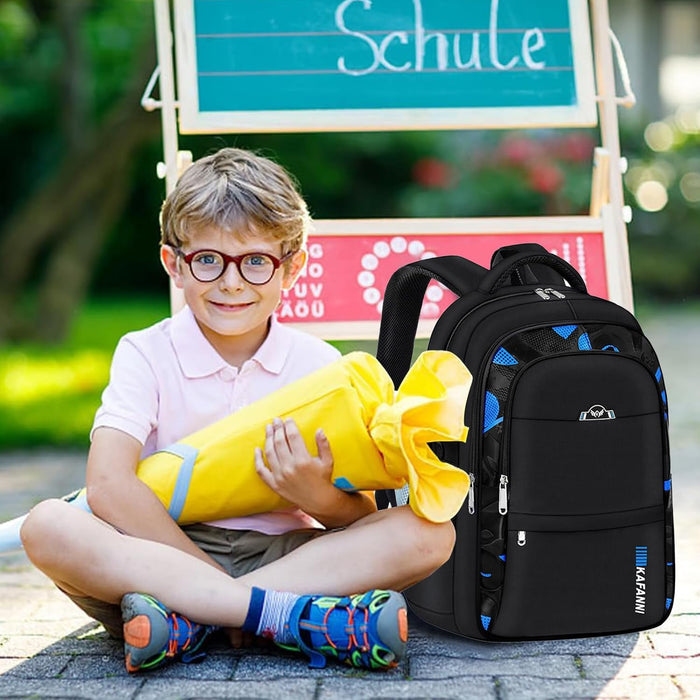 Yoawllty School Bag for Boys and Girls, Backpack for Kids Elementary School Bags Middle Primary School Book Bag Lightweight School Bag for Students