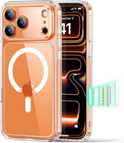 ESR for iPhone 17 Pro Max Case, Camera Control Cover, Compatible with MagSafe Accessories, TPU, Military-Grade Drop Protection, Shock-Absorbing Air Guard Corners, Hybrid Series, Clear - iPhone 17 Pro Max A-Clear