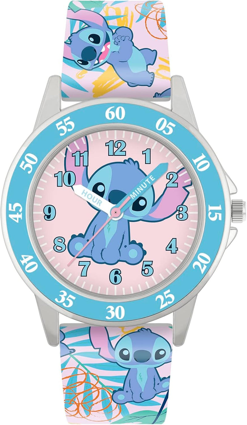 Disney Girl's Analog Quartz Watch with Silicone Strap LAS9011