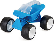 Hape Monster Digger Sand Toy for Toddlers All-Terrain Beach & Sandbox Construction Truck with Easy-Grip Handle & Chunky Wheels Durable, Child-Safe Outdoor Play Toy Yellow Ages 18 Months+ - Dune Buggy Blue Blue