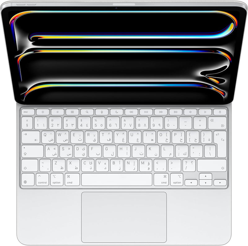 Apple Magic Keyboard for iPad Pro 13‑inch (M4) - Arabic - White