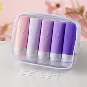 INSFIT Travel Bottles for Toiletries, TSA Approved 90ml Travel Size Containers, BPA Free Leak Proof Squeezable Silicone Tubes for Shampoo Conditioner Lotion Soap with Labels