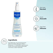 Baby Hair Styler & Skin Freshener - with Natural Avocado & Chamomile Water - Vegan & Hypoallergenic - 200ml (Pack of 2)