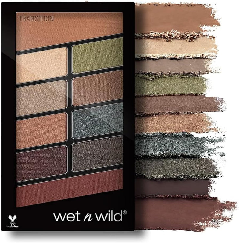 Color Icon 10-Pan Palette, Eyeshadow Palette, 10 Richly Pigmented Colors for Everyday Makeup, Long-Lasting and Easy to Blend Formula, Nude Awakening - Taupe, Champagne, Warm Brown