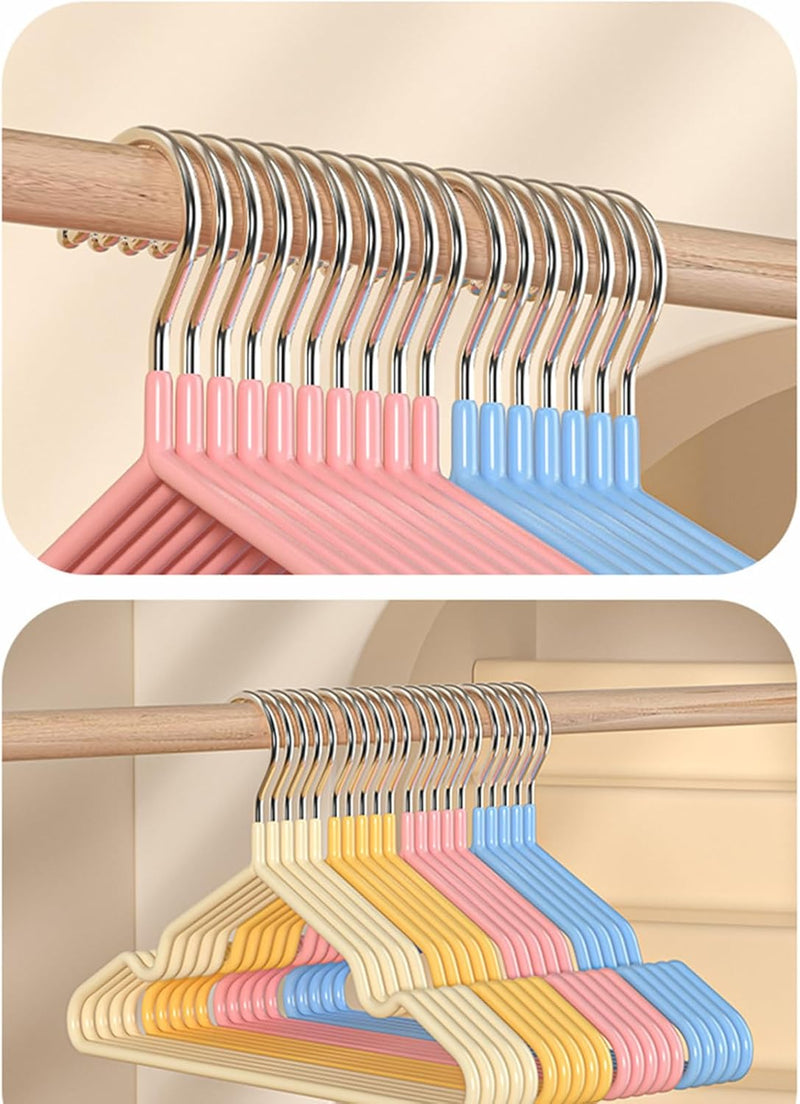 TAME 40-Pack Kids Hangers,30cm/11.8 Inch Premium Childrens Hangers for Closet,Ultra Thin Cute Hangers baby Clothes Hanger,Small Hangers for Kids Clothes