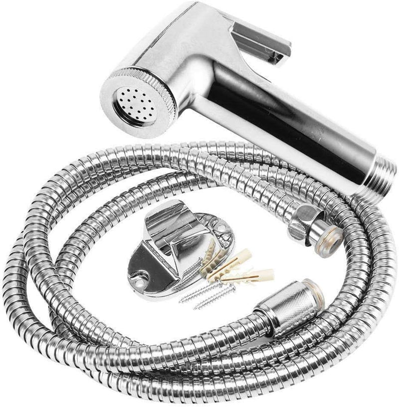 Auveach Handheld Bidet Sprayer Stainless Steel Bathroom Toilet Diaper Complete Bidet Set Hand Bidet
