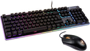 Cougar GamingGear Combo Deathfire Ex, Keyboard: Hybrid Mechanical Switches, 8 Backlight Effects, Mice: Omron Switches, Upto 2000 Dpi