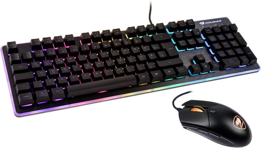 Cougar GamingGear Combo Deathfire Ex, Keyboard: Hybrid Mechanical Switches, 8 Backlight Effects, Mice: Omron Switches, Upto 2000 Dpi