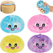 Slow Rising Maltose Squishy Toy Glitter Dumpling Mystery Box , Stress Relief Sensory Toy for Kids Adults, Soft Non-Sticky Anxiety Relief Gift for Office1 pack