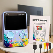 TOYTONIC G5 Handheld Game Console for Kids Retro Gaming Device with 3.0" HD Screen, Built-in 500 Classic Games, AV Output, Random Color Portable Game Player for Boys & Girls, Multicolour - Handheld Game 2