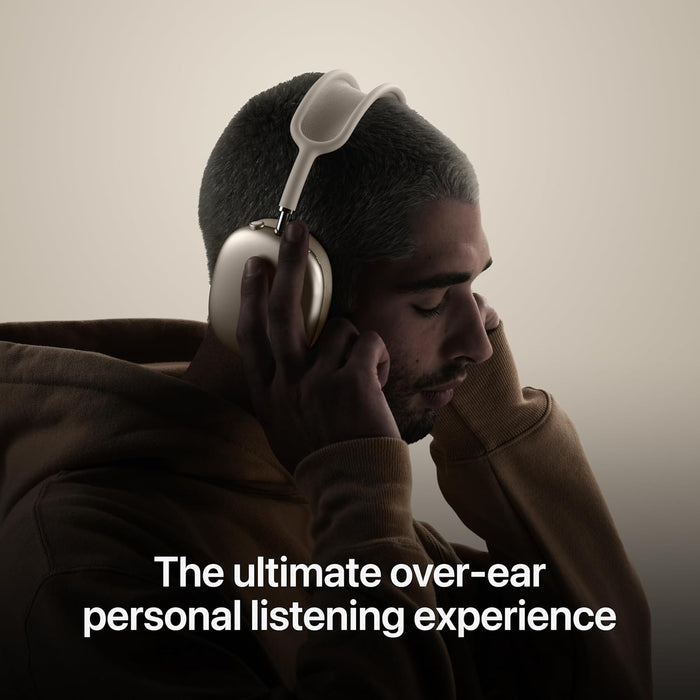 Apple AirPods Max Wireless Over-Ear Headphones, Pro-Level Active Noise Cancellation, Transparency Mode, Personalized Spatial Audio, USB-C Charging, Bluetooth Headphones for iPhone – Midnight
