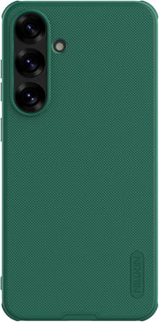 Nillkin Super Frosted Shield Pro Case for Samsung Galaxy S23 Ultra Matte Anti-Slip Protective Cover with Shock Absorption, Raised Lens Guard & Precise Fit Black - dark green
