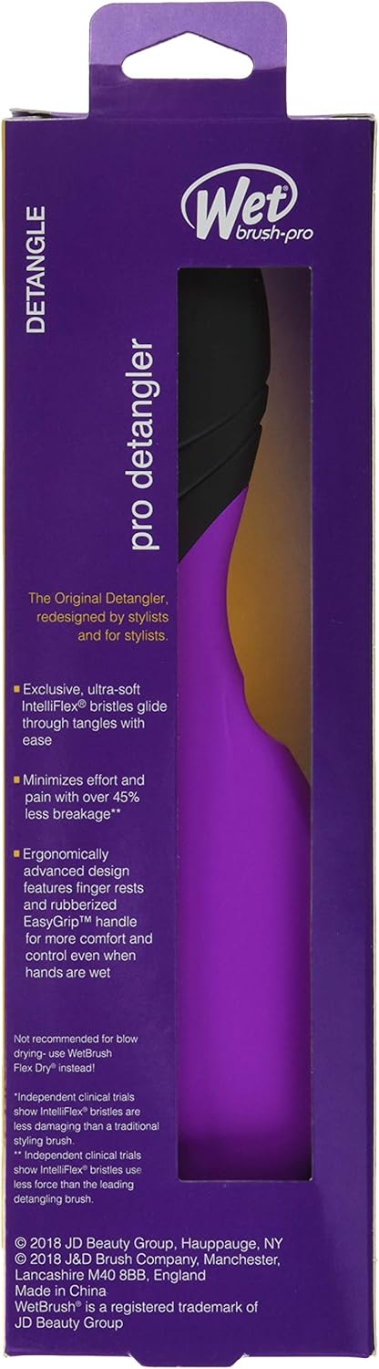 Wet Brush Brush Pro Detangler, Black