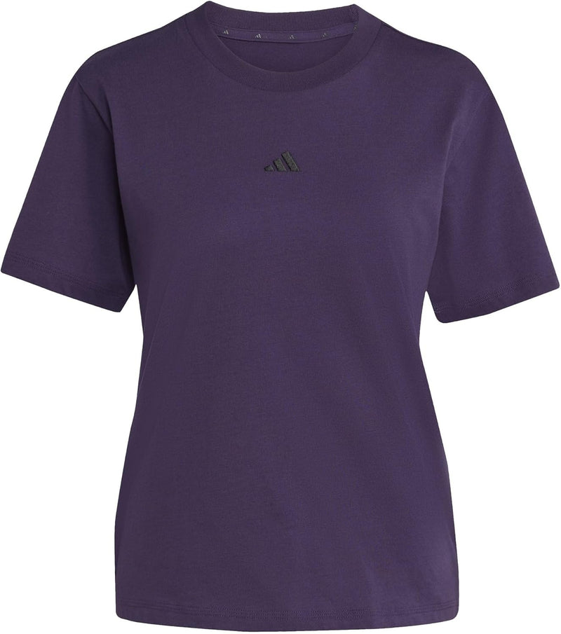 Women's Essentials Small Logo Cotton T-shirt T-Shirt (pack of 1) - Purple