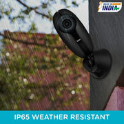 Qubo Smart Home Security Wifi Camera With Intruder Alarm System 1080P Full Hd 2Mp Camera Weather Resistant Alexa & Ok Google Enabled By Hero Group