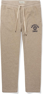 Mens Fleece Joggers Pants (pack of 1) - Oatmeal Heather
