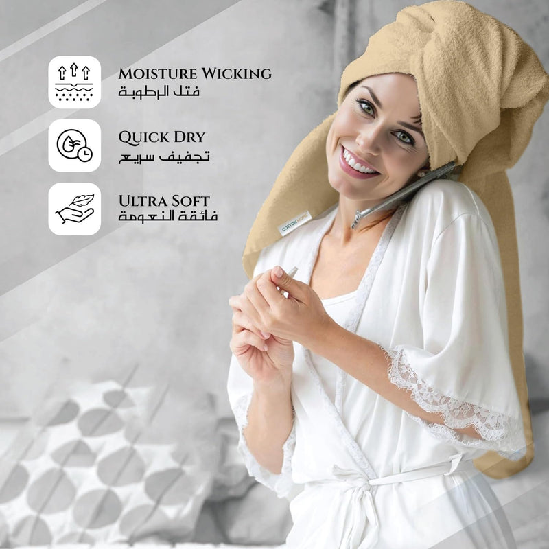 Cotton Home Rest Bath Towel- Set of 2 Sky Blue, Cotton Towel | 70x140cm / 27x55 inch, Luxury Hotel Towel Set Absorbent Durable Lightweight Washable Quick Dry Spa Quality Beach Pool Family Bath Towel.