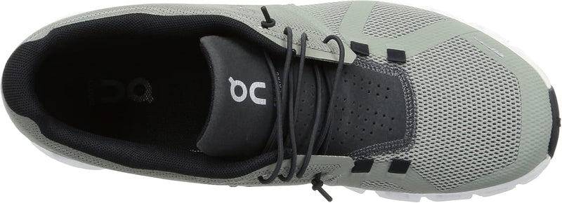 ON Men's Cloud 5 Sneakers, Black/White, 12
