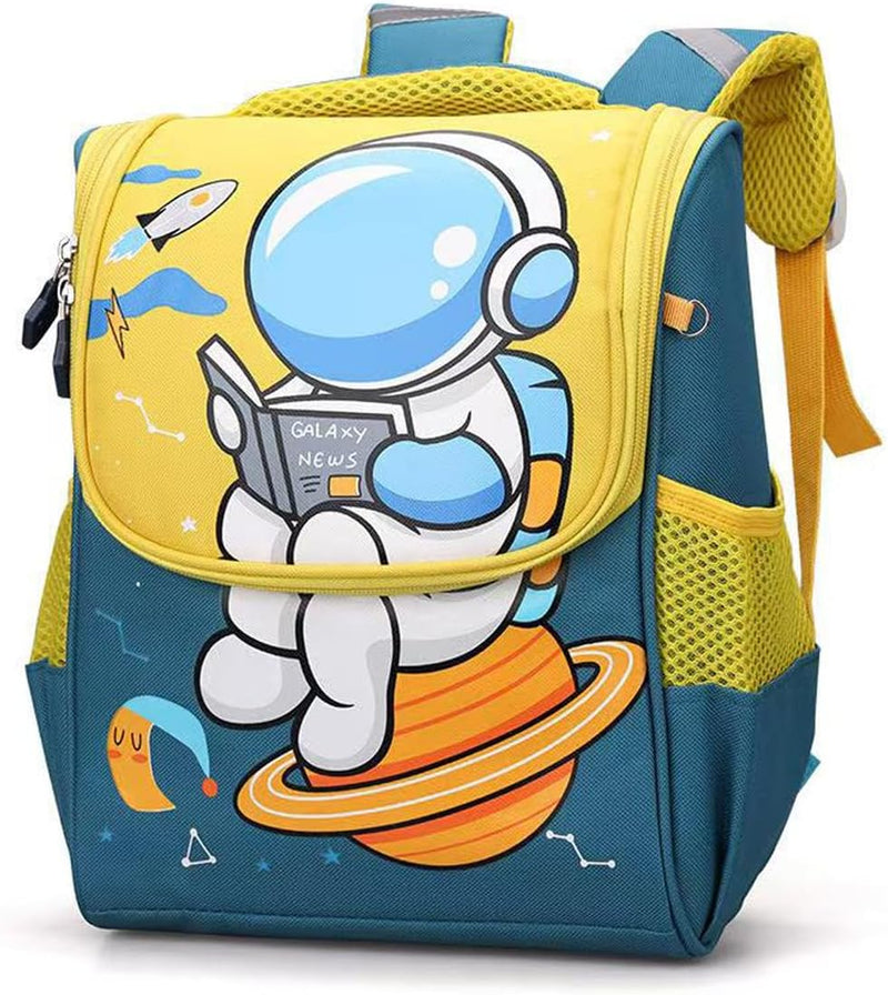 Cartoon children's backpack, toddler backpack boy girl school bag, cute children's travel backpack suitable for teen girls travel bag - Yellow