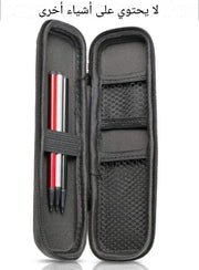 Durable Hard Shell Pen Case EVA Stylus Pencil Holder Protective Carrying Case for Executive Fountain Pens Ballpoint Pens Secure Storage Organizer Ideal for Office Travel School Black Lightweight