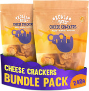Koala Picks 120g Cheese Crackers - Healthy Baked Kids Lunchbox Snack - 120g