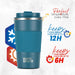 ZeroSpace Travel Coffee Mug, Stainless Steel Coffee Tumbler, Double Wall Vacuum Hot and Cold Insulated Coffee Mug for Home Travel Office Outdoor Works (Black - 500ml)