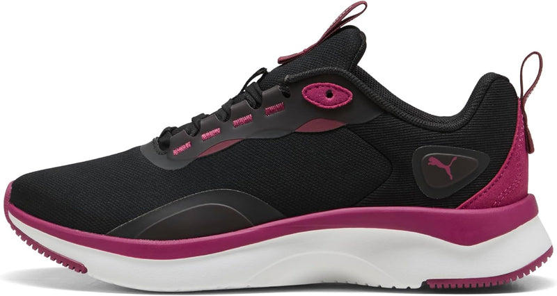 SOFTRIDE Orla PUMA Black-Berry-PUMA Whit womens Shoes - PUMA Black-Berry-PUMA White