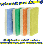 Sponge Daddy Dual Side Scrubber + Sponge Set Of 4 Assorted - Sponge Daddy