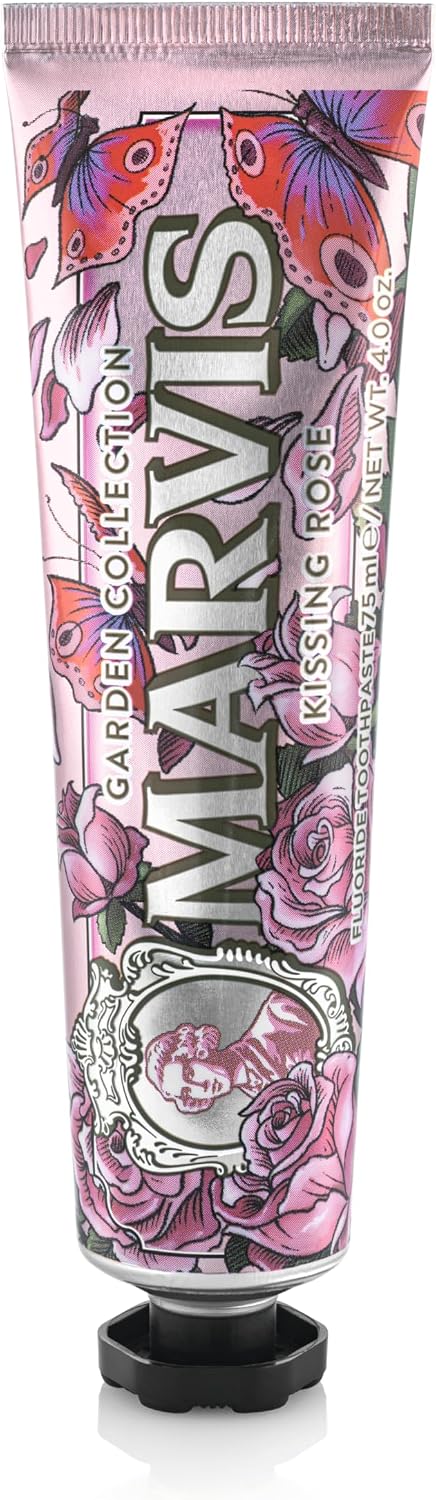 Kissing Rose Limited Edition Toothpaste, 75 ml, Sensational Flavoured Toothpaste for a Long-Lasting Freshness