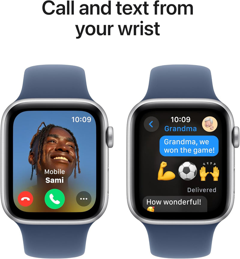 Apple Watch SE (2nd Gen) GPS 40mm Smartwatch with Starlight Aluminium Case with Starlight Sport Band - S/M. Fitness and Sleep Trackers, Crash Detection, Heart Rate Monitor, Retina Display