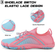 TcIFE Water Shoes for Men Women, Beach Shoes Summer Outdoor Footwear, Barefoot Socks, Quick Dry, for Beach, Swim, Pool, Surf, Boat, with Drain Holes