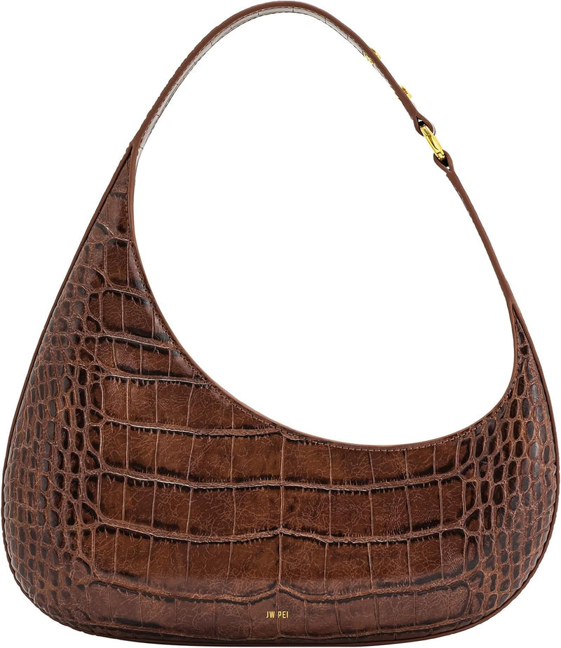 Women's Harlee Shoulder Bag - Brown Croc