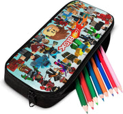 3PCS Kids Cartoon School Backpack, Unisex Back to School Adjustable Backpack, Gifts for Anime Fans, Travel Laptop Backpack Style