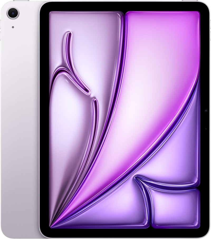 Apple iPad Air 11-inch (M2): Liquid Retina display, 128GB, Landscape 12MP Front Camera/12MP Back Camera, Wi-Fi 6E, Touch ID, All-Day Battery Life - Starlight (Renewed)