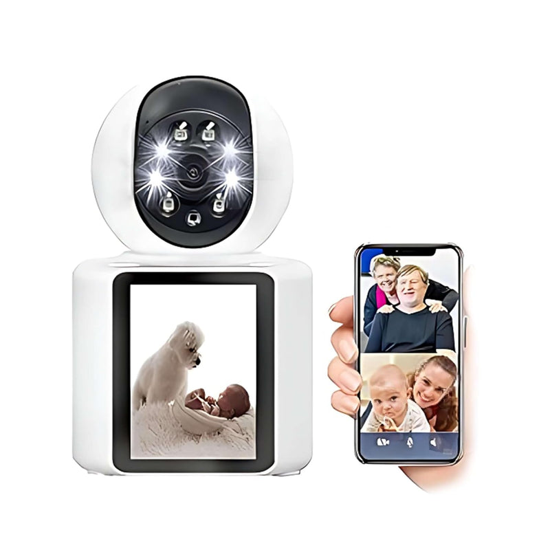 Indoor Security Camera for Home - Video Calling Smart 360 Camera Baby Monitor CCTV Camera for home wireless with audio - Wifi Camera - Spy Camera - Hidden Camera for Home Camera - Baby Camera