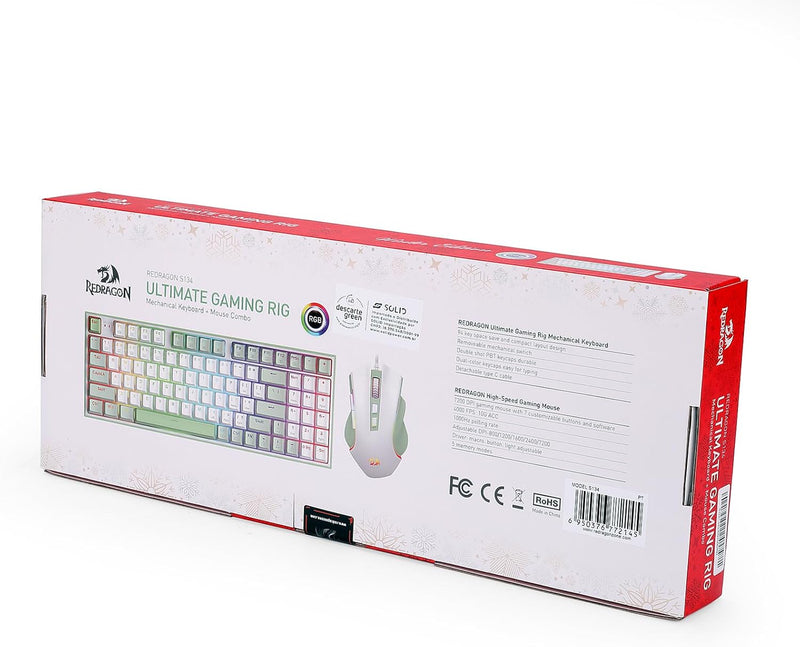 Redragon Ultimate Gaming Rig S134 Mechanical Keyboard & Gaming Mouse Kit