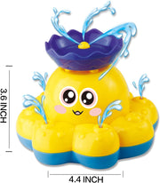 Funcorn Toys Bath Spray Water Octopus (Ramdom Colour), Can Float Rotate with Fountain, Floating Bathtub Shower Pool Bathroom Toy for Baby Toddler Infant Kid Party, Water Pump Electronic Sprayer