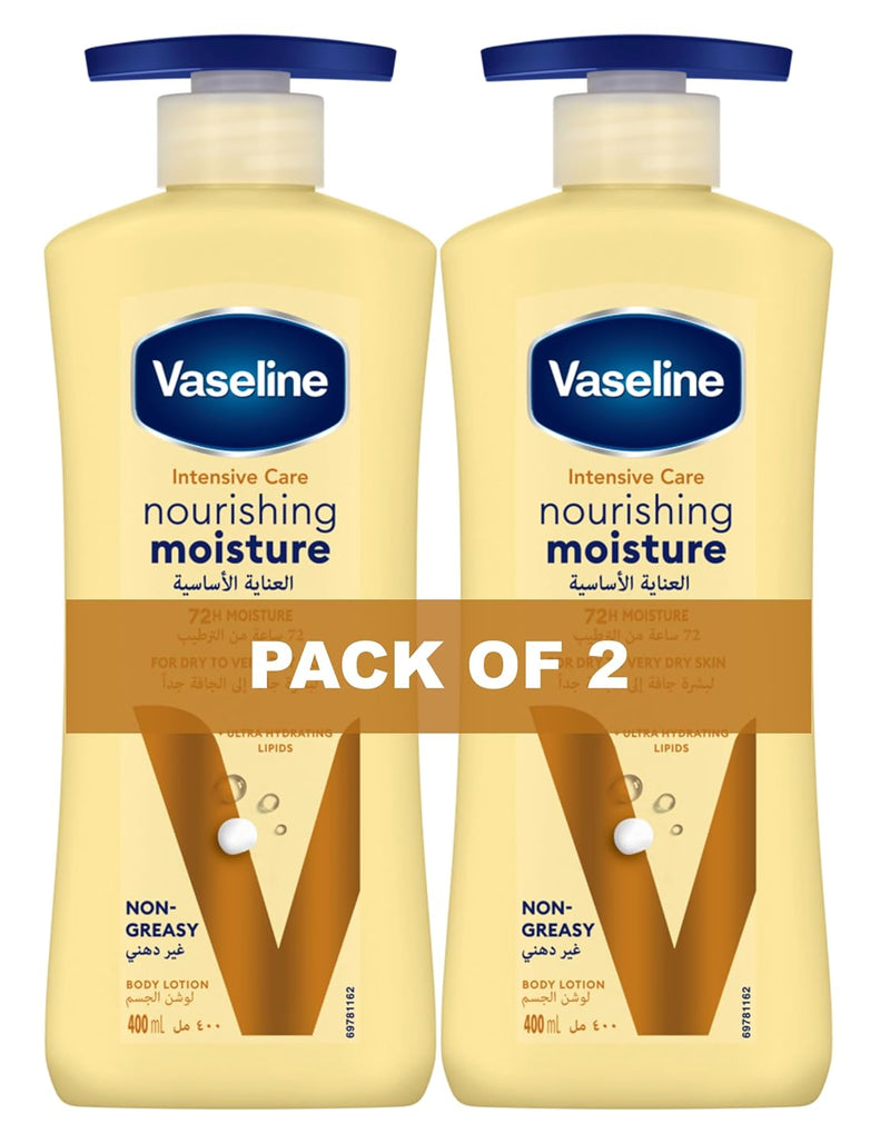 Vaseline intensive care nourishing moisture 2 X 400ml