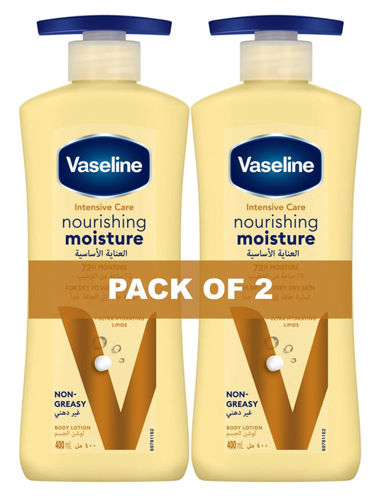 Vaseline intensive care nourishing moisture 2 X 400ml