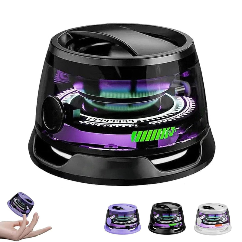 Multifunctional Magnetic Bluetooth Speaker, Magnetic Bluetooth Speaker G200, Magnetic Mini Bluetooth Speaker, G200 Small Wireless Conduction Speaker, Magnetic G200 Speaker (Black)