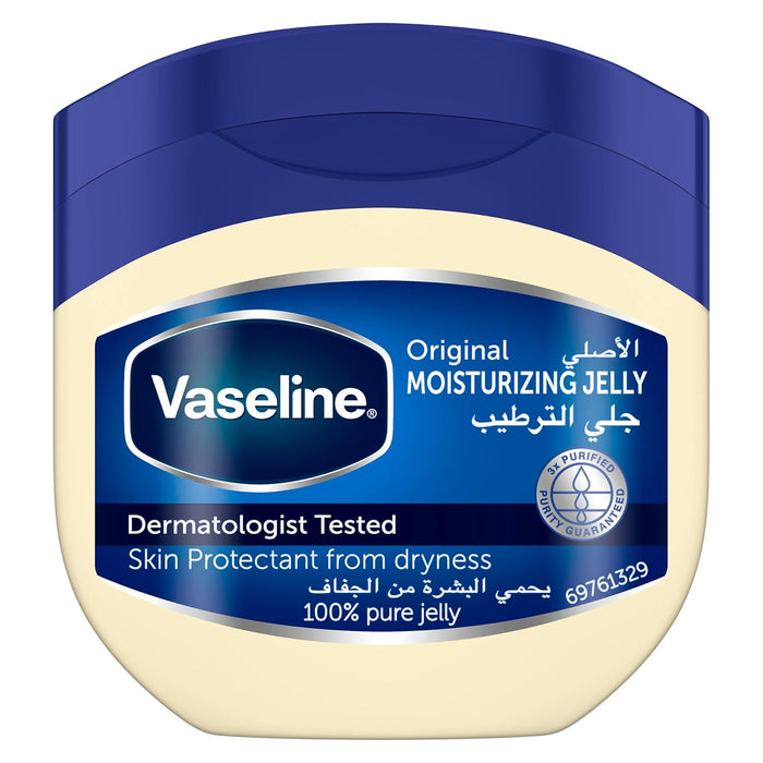 VASELINE Moisturizing Petroleum Jelly for dry skin, Original, to heal skin damage, 100ml